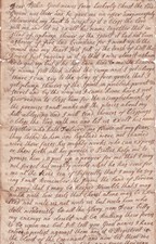 GB History - 1748 Letter -