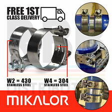 Mikalor Exhaust Clamps Supra Hose Clips Stainless Steel Heavy Duty Car T Bolt