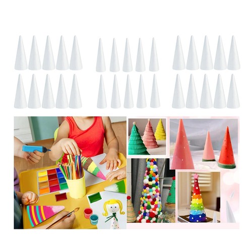 10x craft foam - 10x, cones