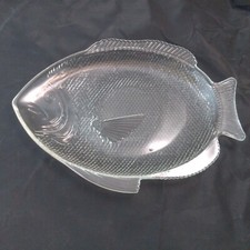 Clear Glass Fish Shaped