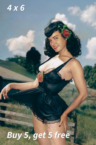 4x6 bettie page - 4x6,
