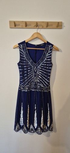 Quiz navy blue silver - navy,