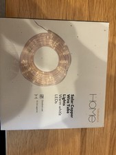 Sainsbury’s Solar Copper Wire Tube Lights - Warm LEDs