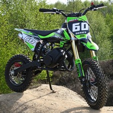 2025 Model XTM MX60 Kids 60cc Automatic Petrol 2-Stroke Mini Dirt Bike - Green