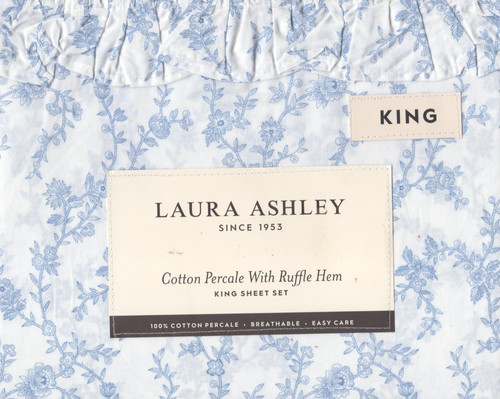 Laura ashley king sheet set - ashley,