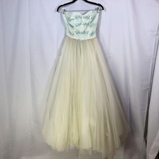 Vintage 1950s Gown Women XS