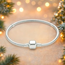 Ladies Girls Silver Snake