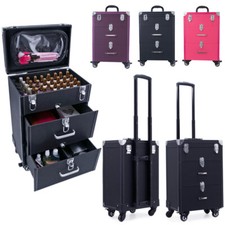 3-in-1 Rolling Cosmetic Cases