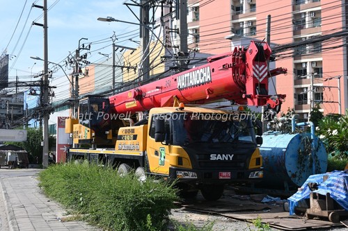 Crane photo 12x8 sany - crane,