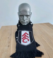 Fulham Football Club Football Scarf Mancave / One Size / Black & White