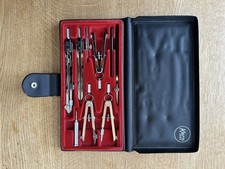 Chrome-Plated Kern Swiss Geometry Drafting Instrument Set