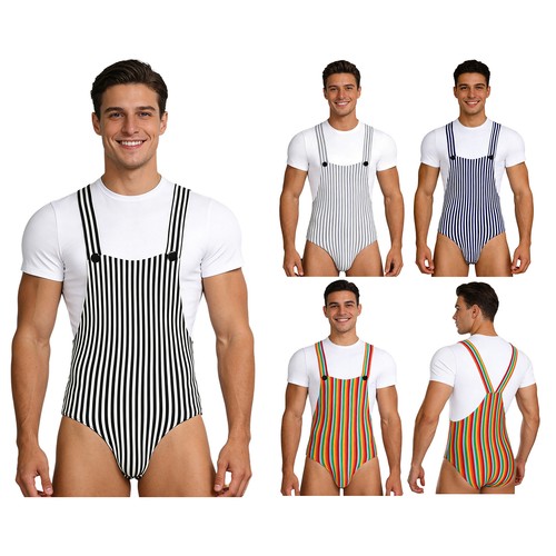 Mens bodysuit leotard jumpsuit - bodysuit,