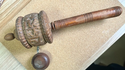 Antique wooden tibetan - antique,