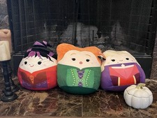 Hocus Pocus Sanderson Sisters Squishmallows 12” Full Set With Tags