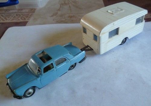 Norev peugeot 404 with caravan - norev,