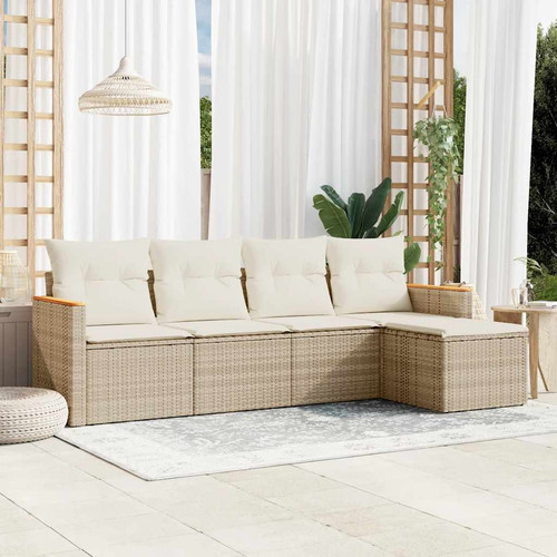 Garden sofa set - sofa, beige