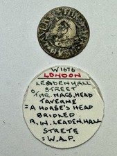 17th century token naggs - century, head