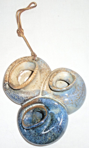 Vtg studio art pottery wall - art,