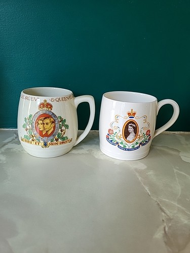 Coronation mugs 1937 and - x,