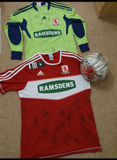 MIDDLESBROUGH SIGNED SHIRTS
