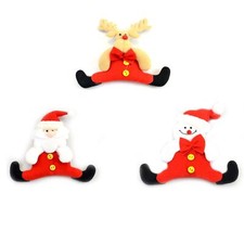 Christmas Tree Hanging Ornament Novelty Stocking Filler Teddy Xmas Home Decor X3
