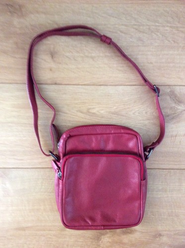 Pavers red leather - leather, cross