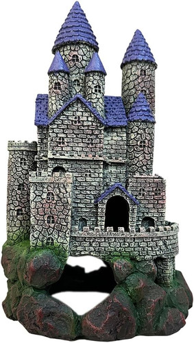 Gothic castle aquarium - castle,