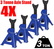 4X 3 Ton Axle Stands Floor