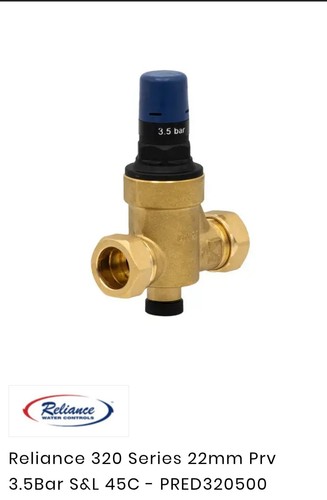 Reliance rwc 22mm easiset 320 - reliance,