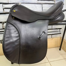 17” MW Black Country WH/VSD Saddle - Dark Havana/Black
