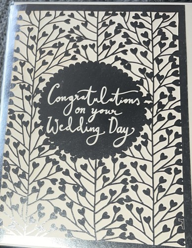Wedding day card paperchase - wedding,
