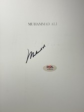 Muhammad Ali signed "Muhammad