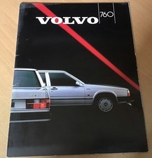 Volvo 760 range brochure 1987 UK market Ref 2329-87