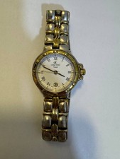 Watch Oskar Emil Tangier Quartz Two Tone Gold Silver Roman Dial Date Display