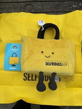 Jellycat X Selfridges Exclusive Yellow Bag Plush | BNWT ✅ | Selfridges Exclusive