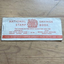 1962 National Savings Stamp Book