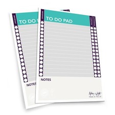 2 x Ashton and Wright - A5 To Do Pad / Daily Desk Planner / Schedule Organiser