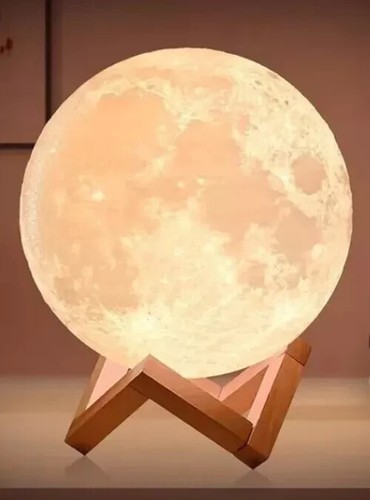 Moon lamp led night - led,