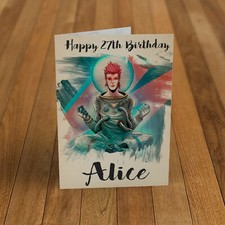 DAVID BOWIE Personalised Birthday Card Mum Girls Female Sister Niece