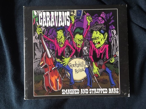 The caravans smashed and - the,