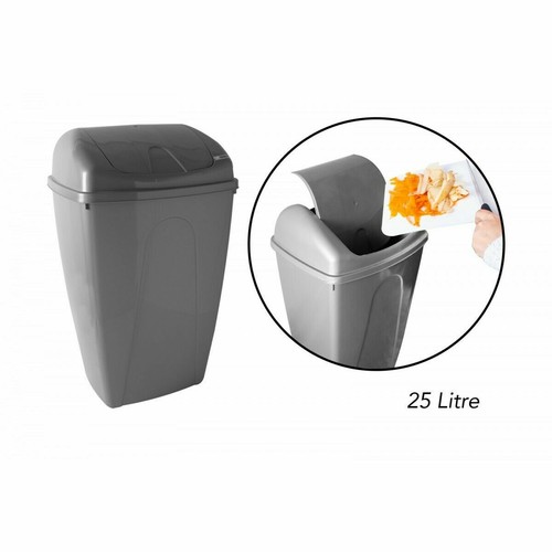 Swing top lid plastic - top, rubbish