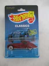 Hot Wheels 1986 Classics Talbot Lago Wine Body WW Wheels Sealed In Card