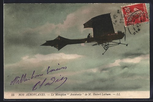 Monoplan antoinette m - le,