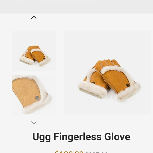Ugg sheepskin lined fingerless - sheepskin,