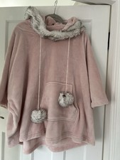 Cosy F & F Pink Fluffy Hooded