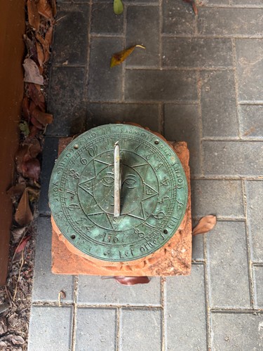 Garden sundial stone - garden,