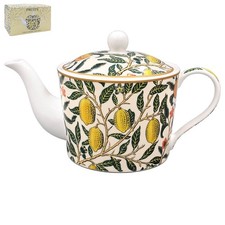 Fine China Fruits Tea Pot
