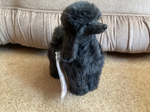 Vintage handmade mohair black - mohair,