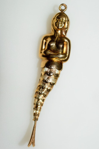 14k gold mermaid - 14k, articulated