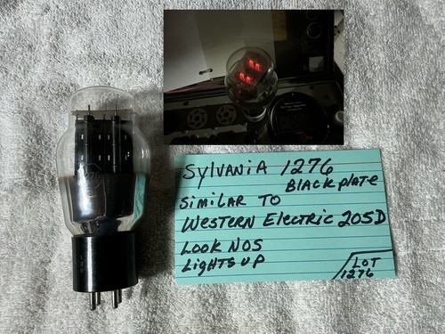 1276 sylvania tube western - tube, (western